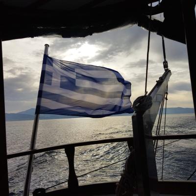 Galatea Paros.cruises.flag